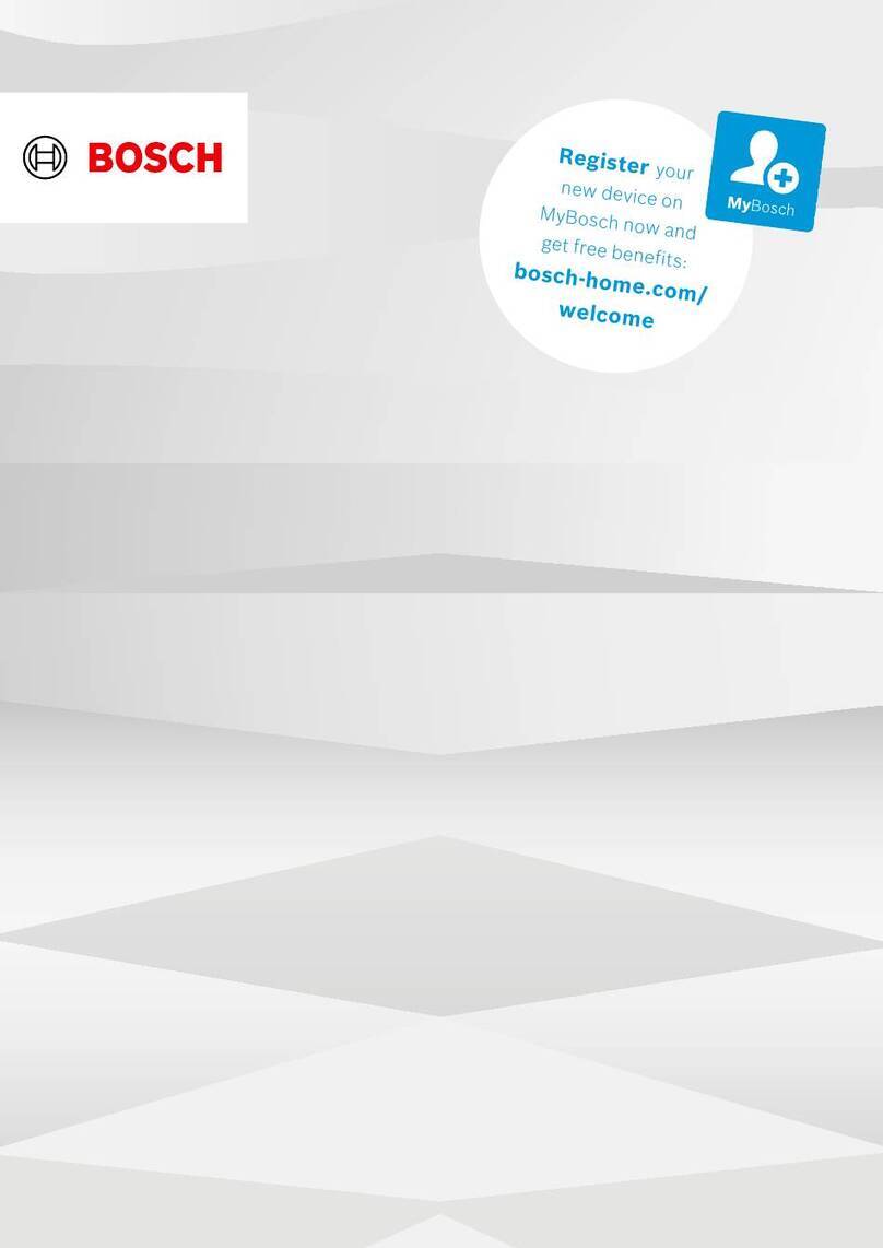 Bosch PWP BB Series User manual Bosch PWP BB Series User manual