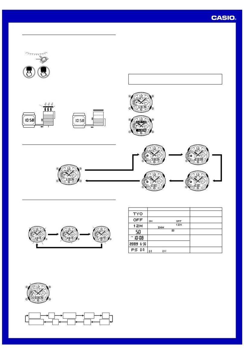 Casio G-Shock GS-1050B-5A User manual Casio G-Shock GS-1050B-5A User manual