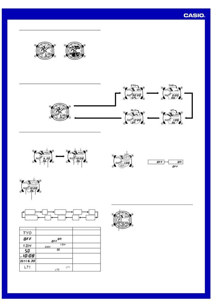 Casio Edifice EFA-131BK-1AV User manual