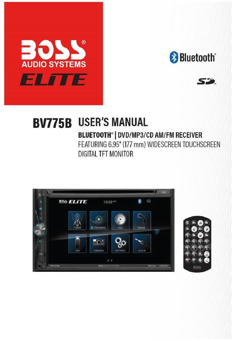 Boss Audio Systems BV775B user manual
