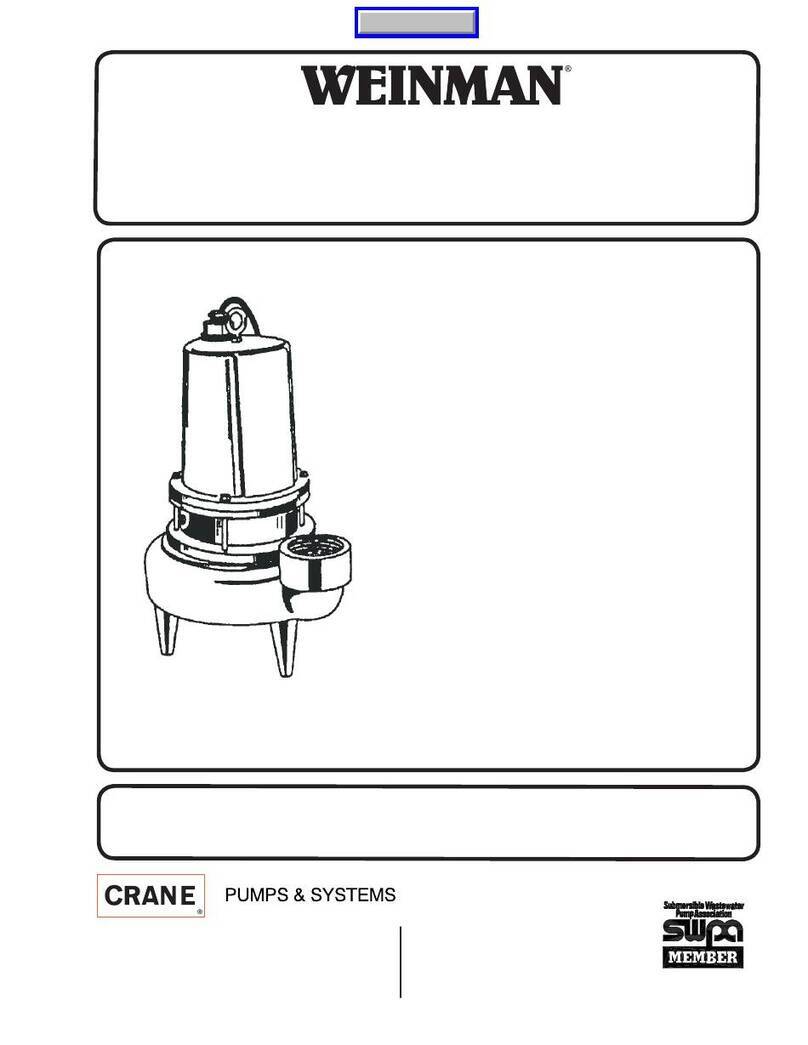 Crane Weinman 3WE-DS Installation and operation manual Crane Weinman 3WE-DS Installation and operation manual