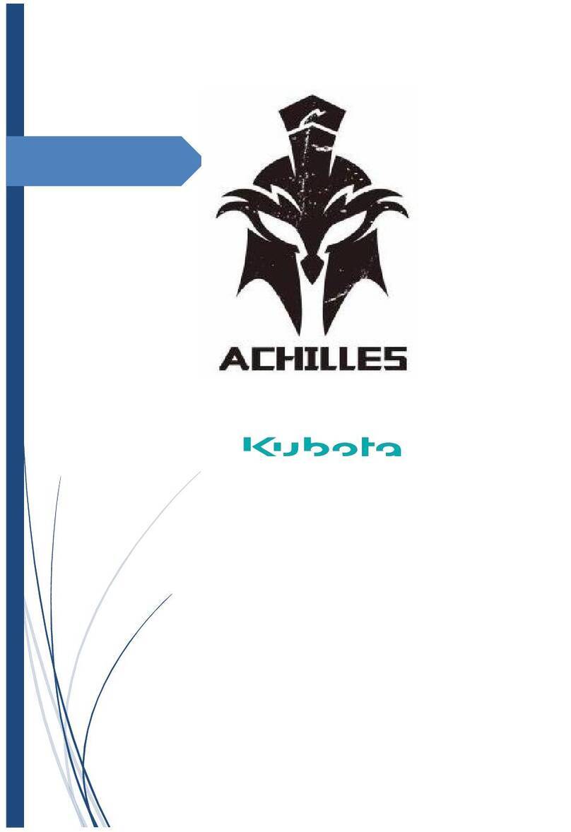 achilles A14SE Owner's handbook