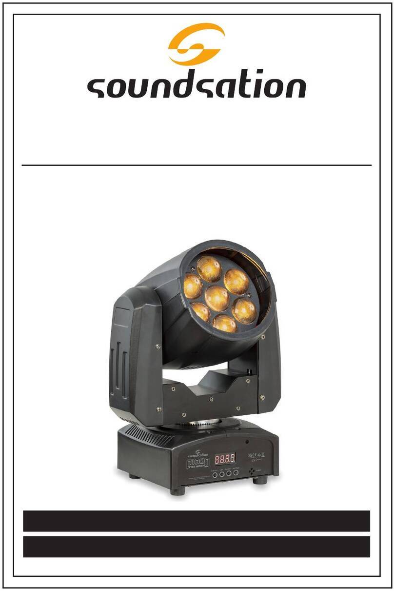 Sound Sation MOOD 715Z wash user manual