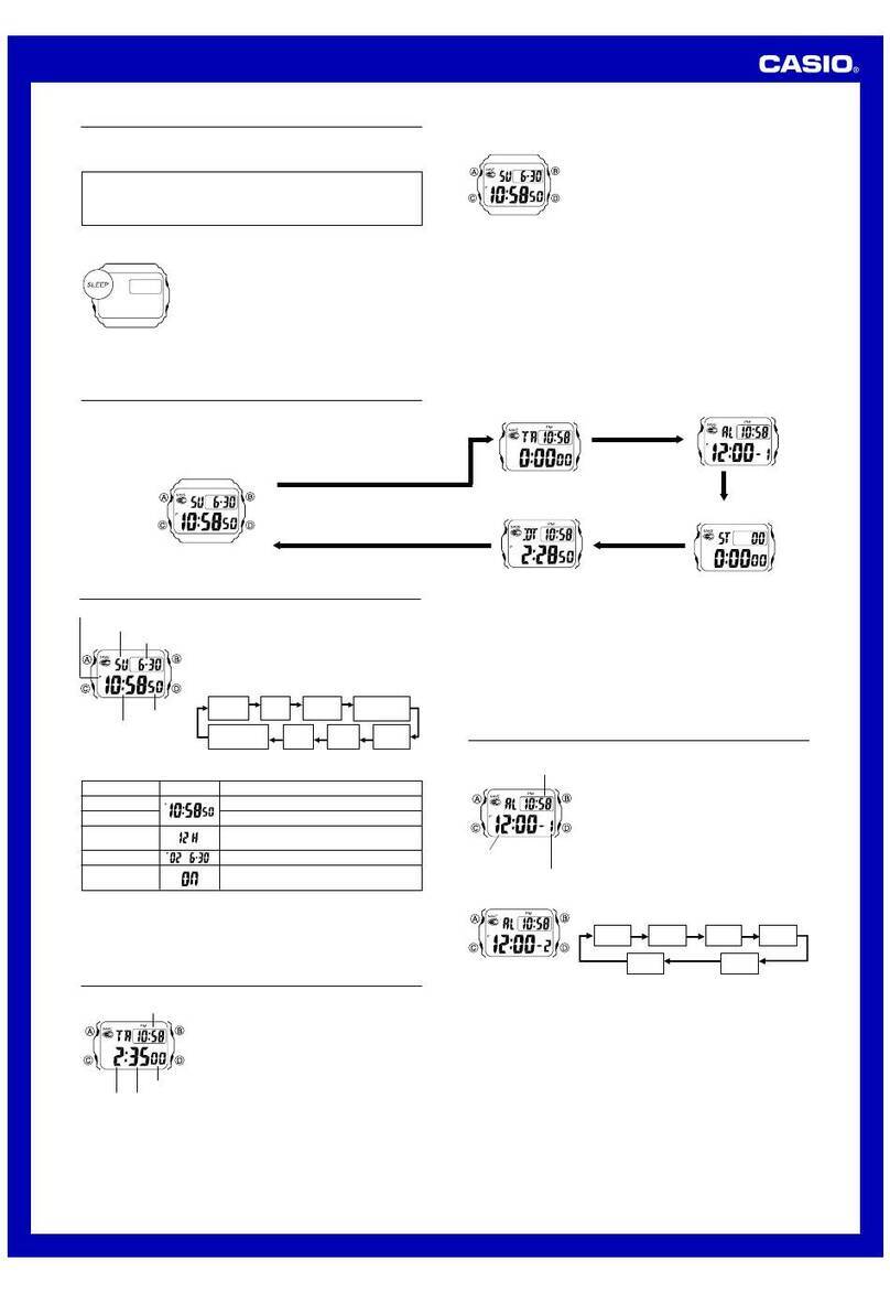 Casio G-Shock G-5600-9 User manual