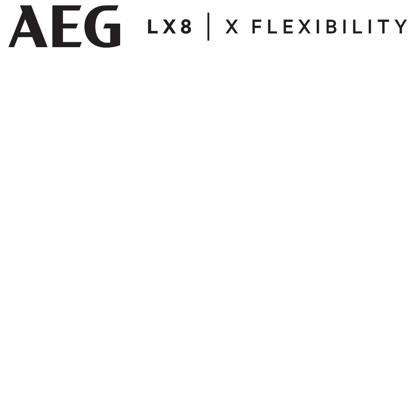 AEG LX8 User manual