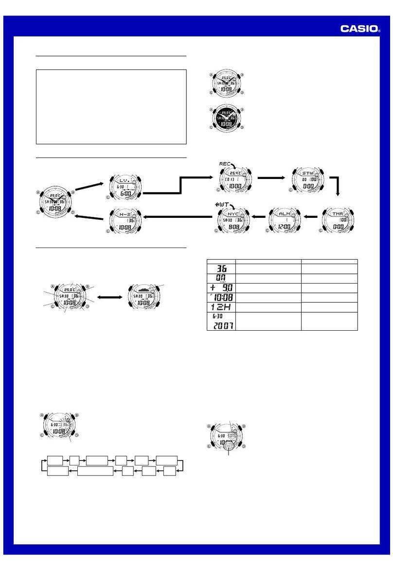 Casio AMW-703D-1AV User manual