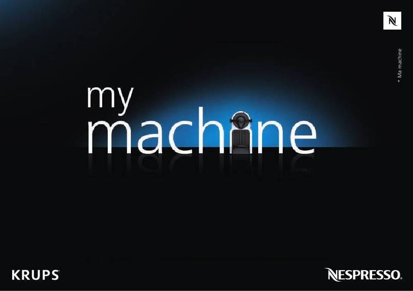 Nespresso KRUPS MYMACHINE XN10011XCE manual
