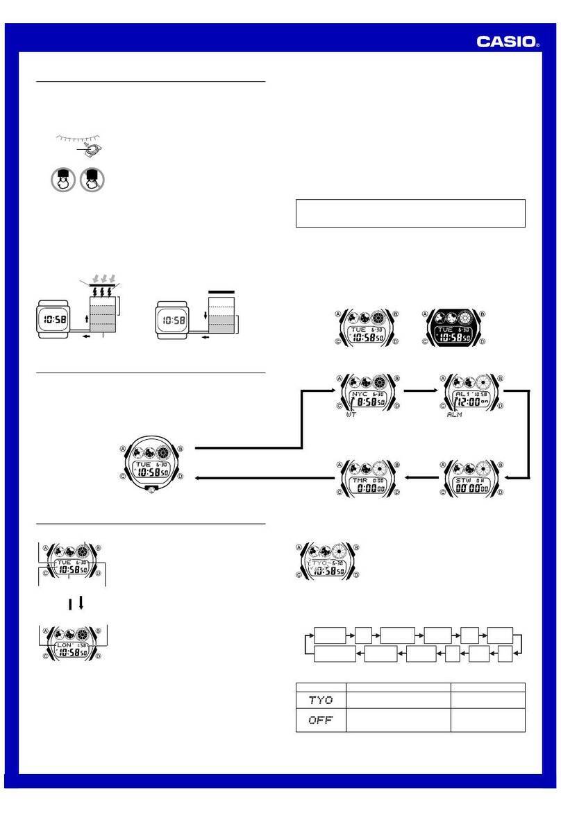 Casio G-SHOCK G-6900B-1 User manual