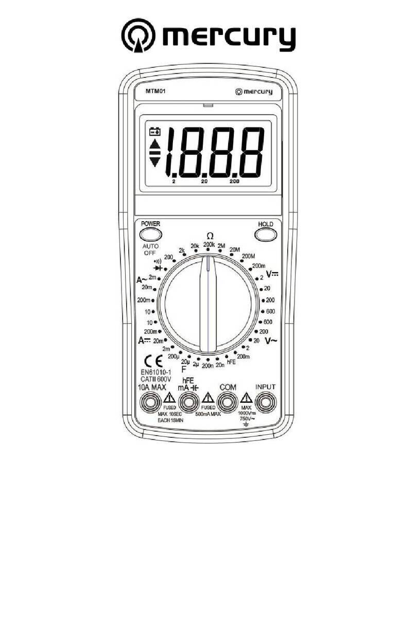 Mercury MTM01 user manual