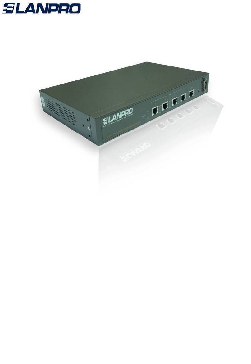 Lanpro LP-LB404 User manual Lanpro LP-LB404 User manual