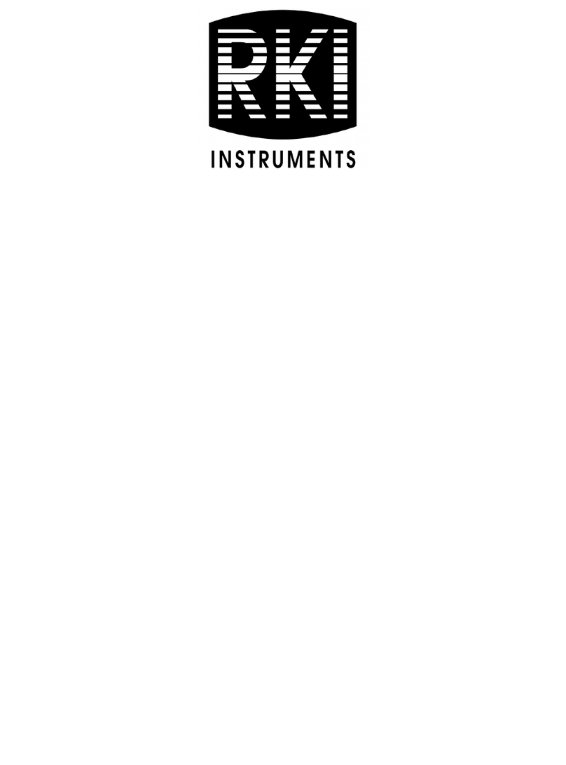 RKI Instruments 65-2646RK0504SS Operator's manual