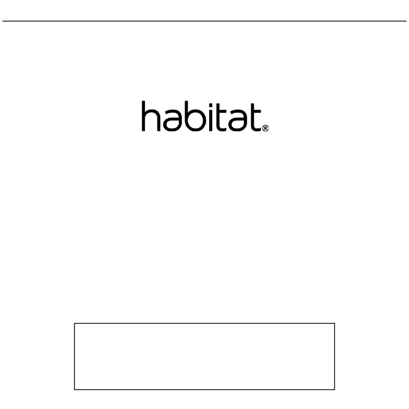 Habitat 40-687-000 instruction manual