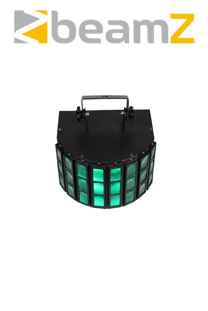 Beamz LED 24 Butterfly 3 x 3W RGB instruction manual