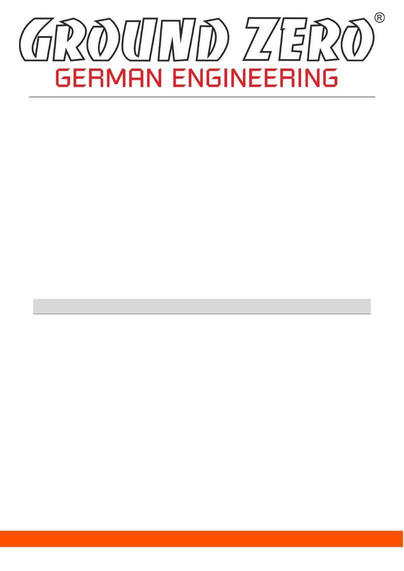 Ground Zero IRIDIUM SERIES owner's manual