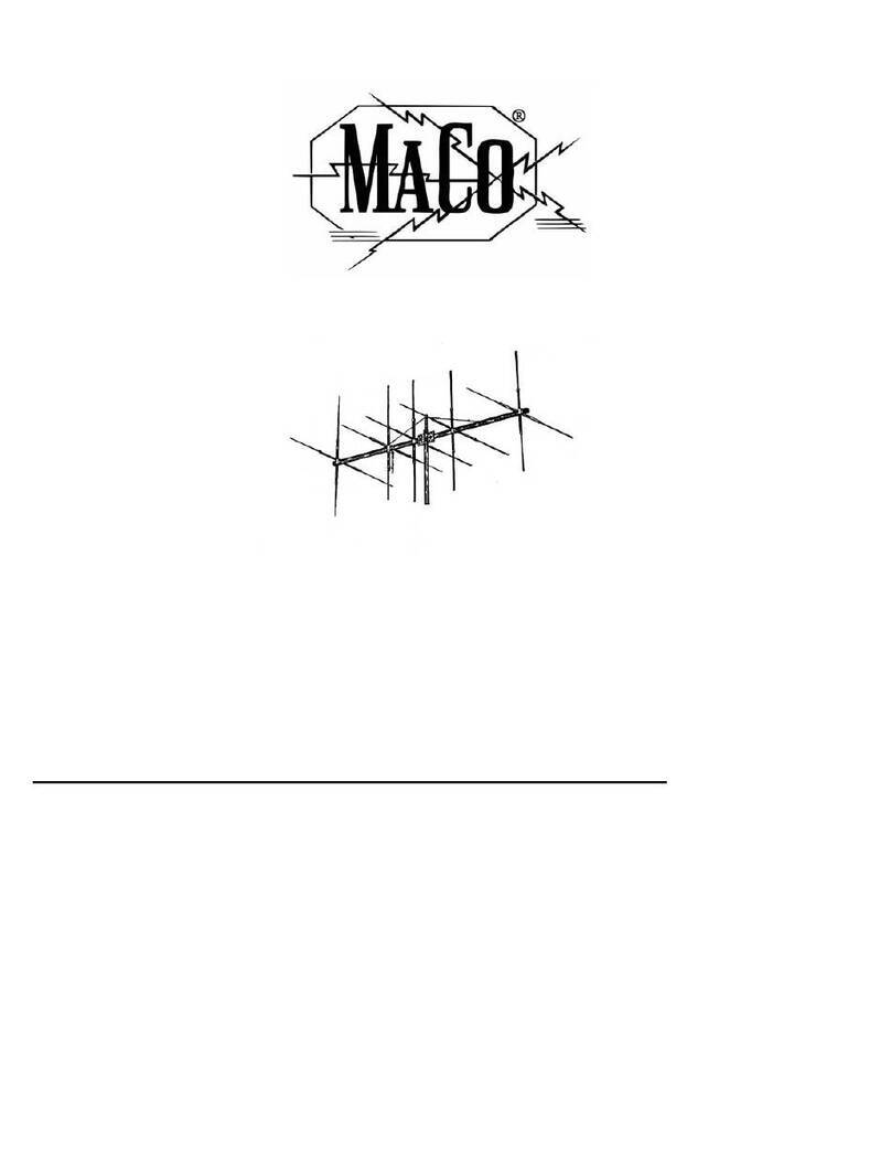 Maco Antennas M105HV User manual