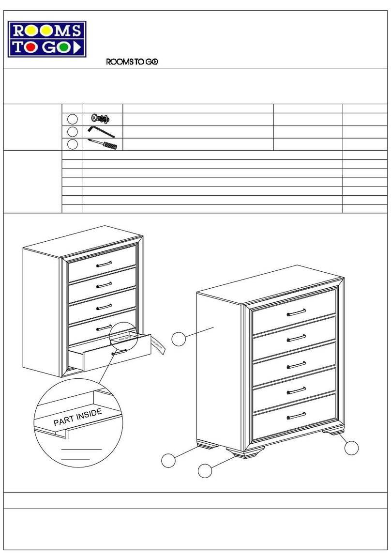 ROOMS TO GO HD1622-392C Assembly instruction ROOMS TO GO HD1622-392C Assembly instruction