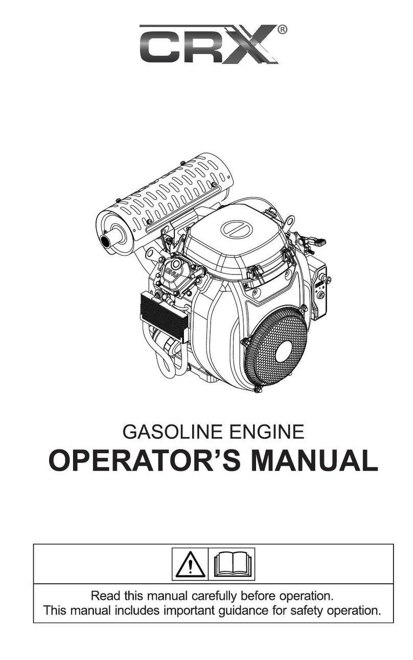 CRX CRX750 Operator's manual