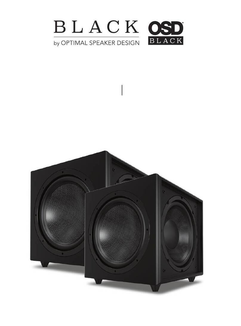 Optimal Speaker Design Black TreVoce12 EQ DSP install guide