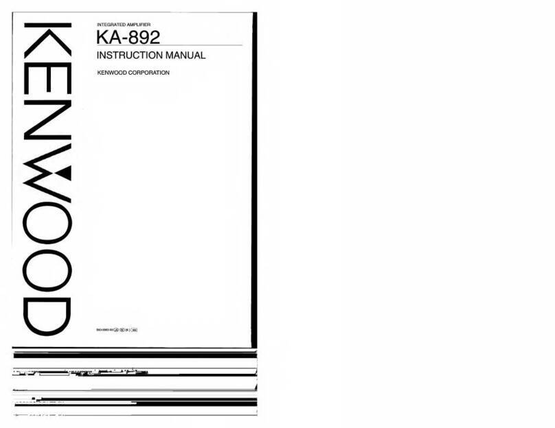 Kenwood KA-892 User manual