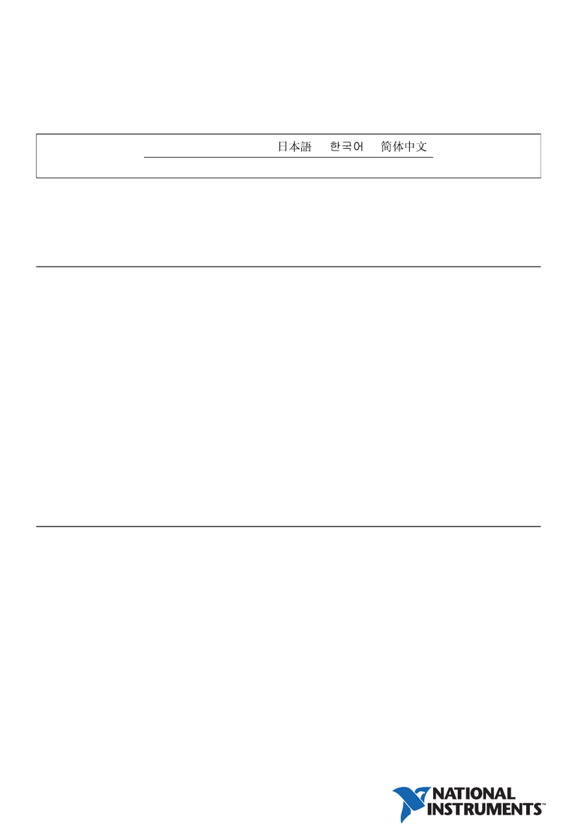 National Instruments NI-9208 Manual