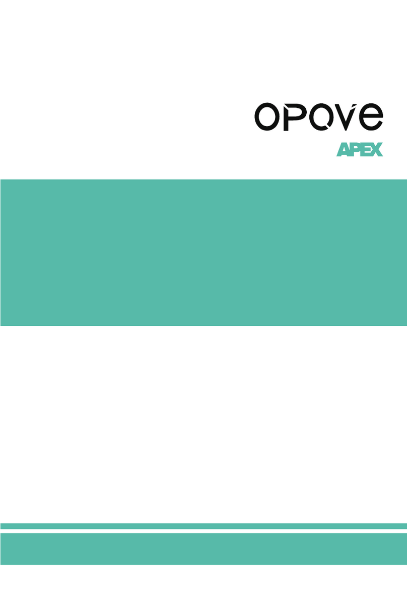 Opove APEX Percussion Massage Device instruction manual
