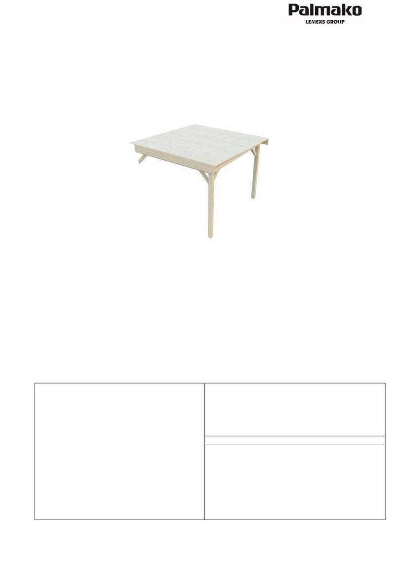 Lemeks Palmako LA120-3030-30 Assembly, installation and maintenance manual
