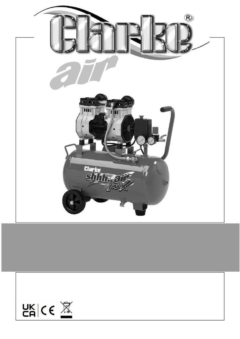Clarke SHHHAIR MAX 24/150 Operation & maintenance instructions