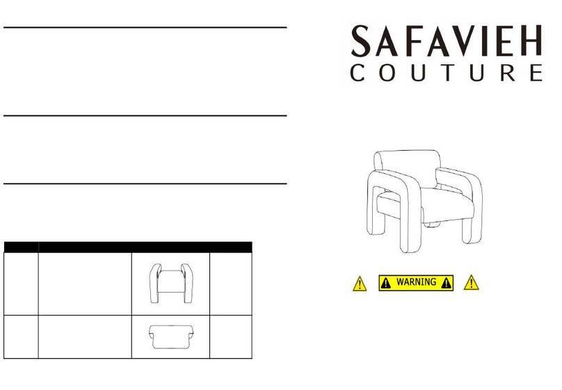 SAFAVIEH COUTURE Petey SFV5109 User manual SAFAVIEH COUTURE Petey SFV5109 User manual