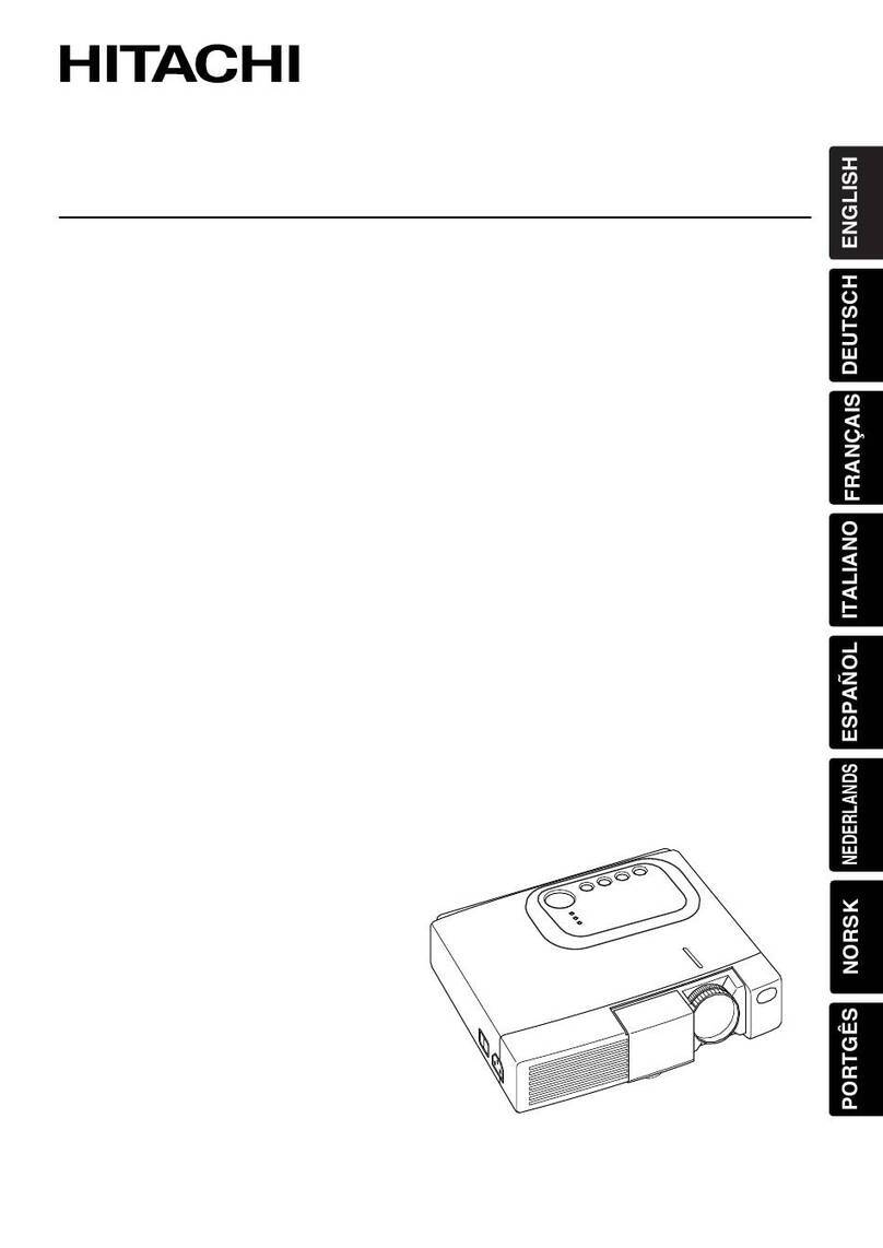 Hitachi CP-S225JA User manual