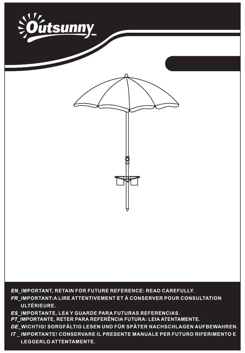 Outsunny 84D-303V00 User manual Outsunny 84D-303V00 User manual
