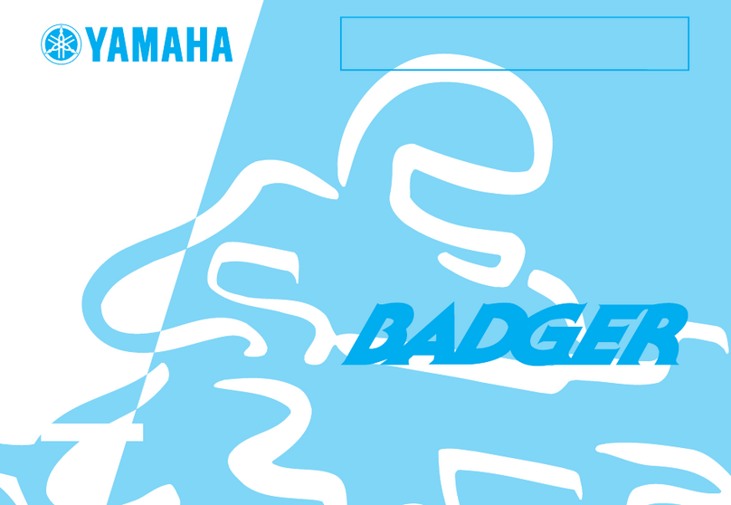Yamaha Badger YFM80M User manual
