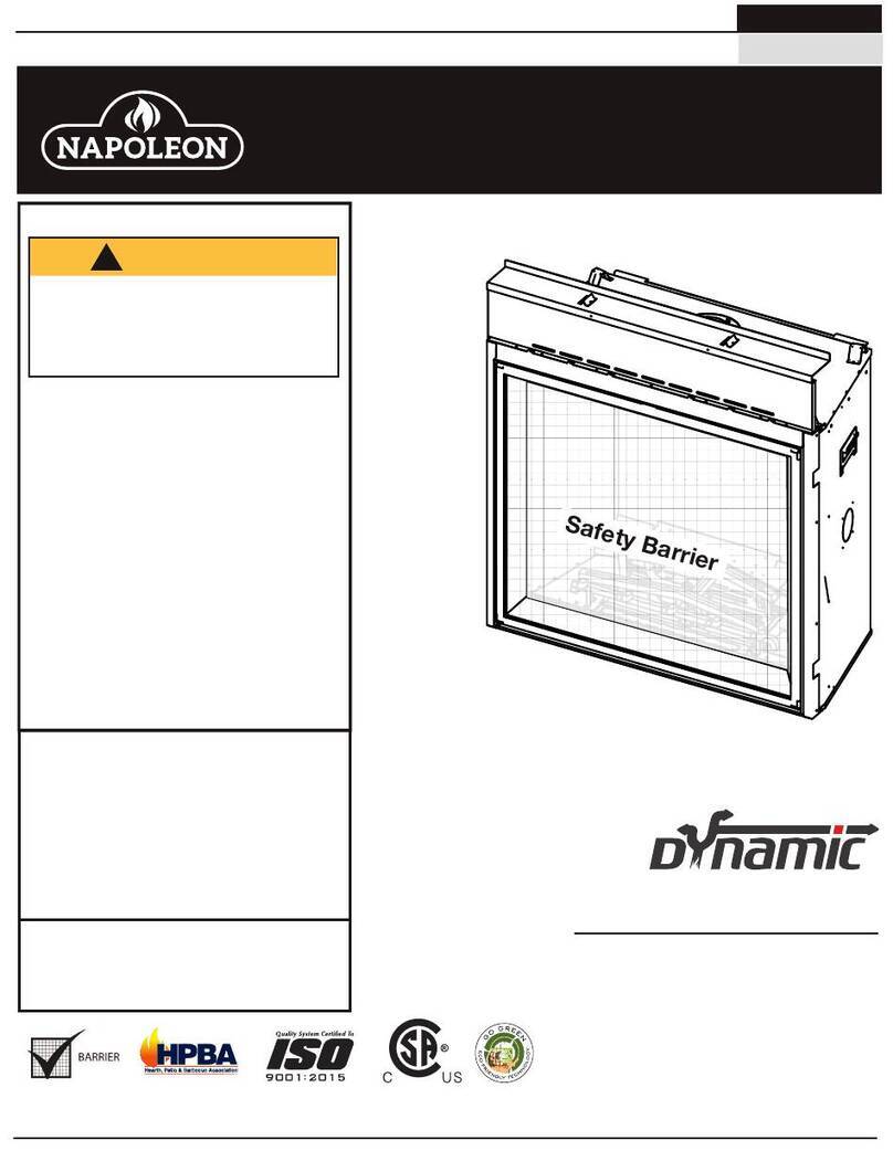 Napoleon Elevation EX36 Series User manual