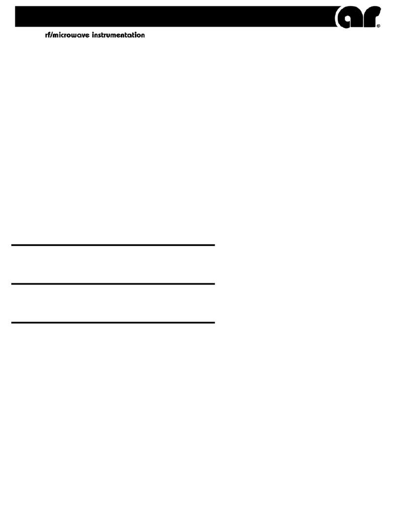 AR FL7040 Operating and service manual