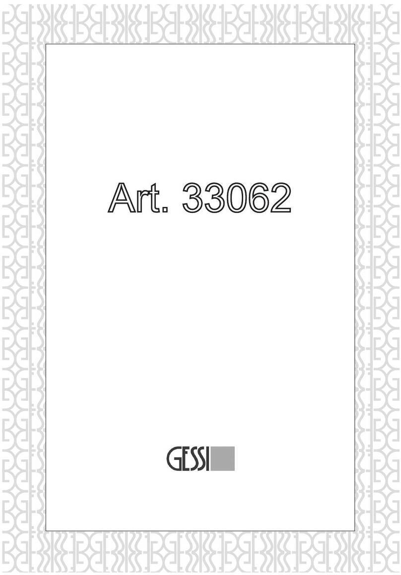 Gessi 33062 User manual