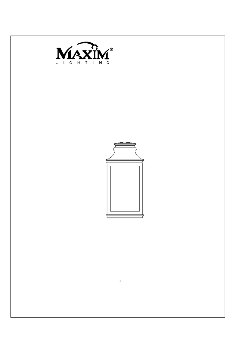 Maxim Lighting 40912CLBO manual