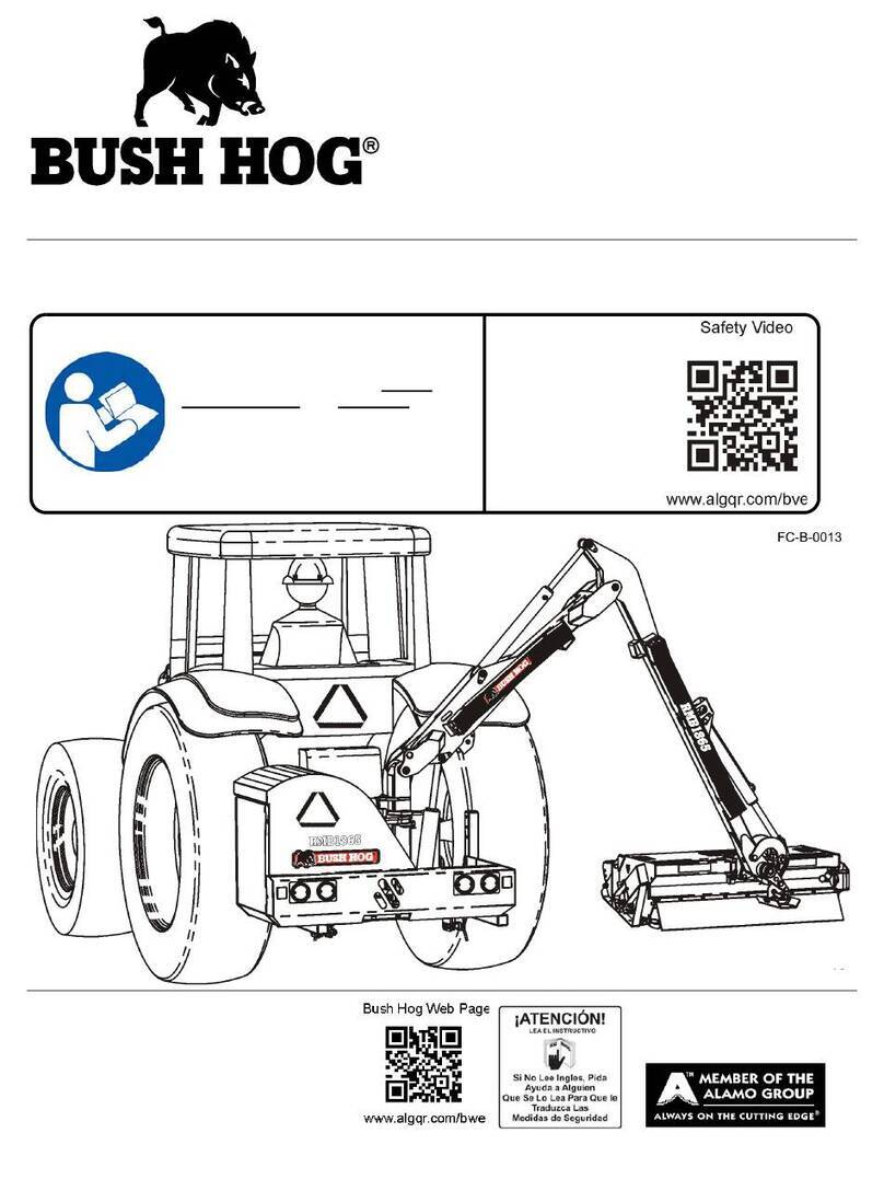 Bush Hog RMB 1865 Operator's manual