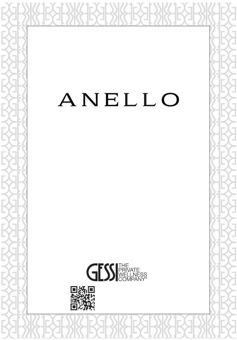 Gessi ANELLO 63361 manual Gessi ANELLO 63361 manual