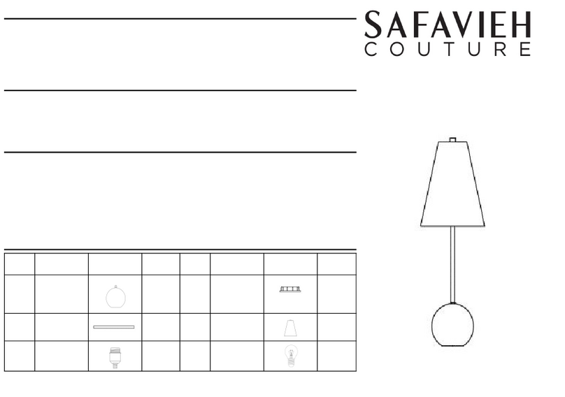 SAFAVIEH COUTURE Genesis CTL1062 manual