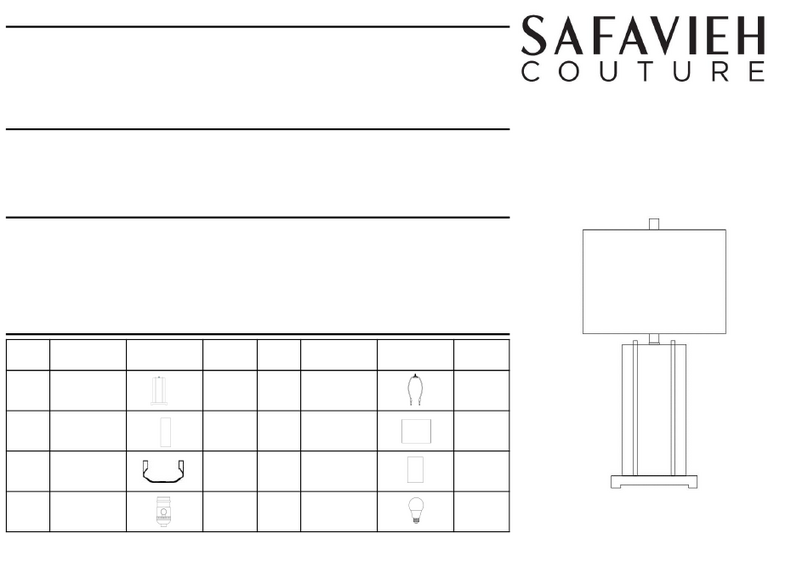 SAFAVIEH COUTURE Fantasia CTL1061 manual