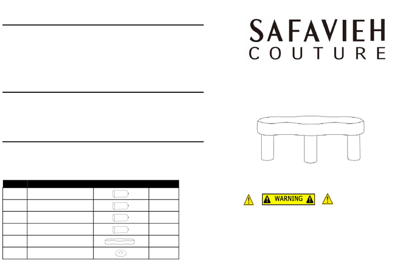 SAFAVIEH COUTURE Tulsa SFV5108 manual SAFAVIEH COUTURE Tulsa SFV5108 manual