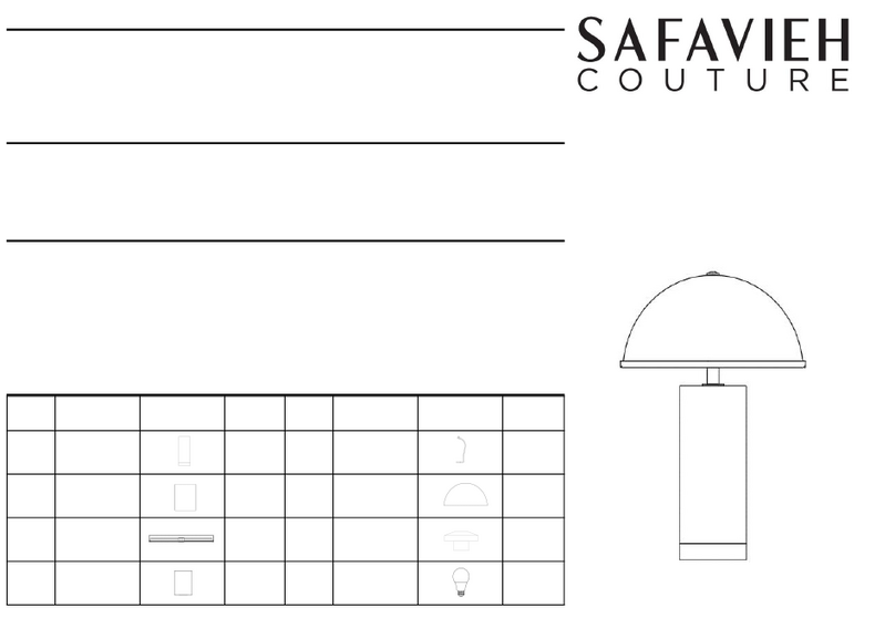SAFAVIEH COUTURE Izabel CTL1063 User manual SAFAVIEH COUTURE Izabel CTL1063 User manual