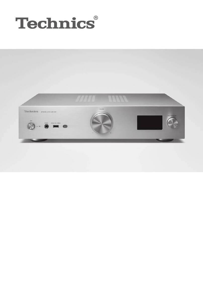 Technics SU-GX70 User manual