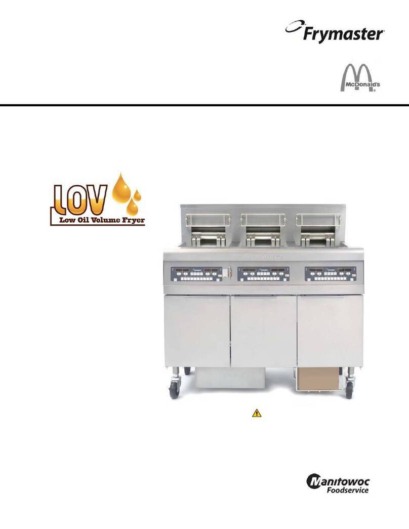 Manitowoc Frymaster BIELA14 Series Installation, operation and maintenance manual