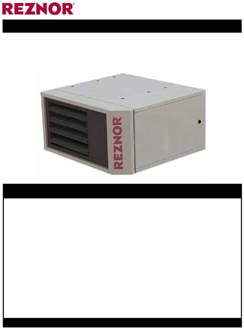 Reznor UDZ Installation operation & maintenance