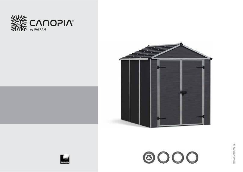 Palram CANOPIA RUBICON 6x8 / 2x2.3 How to assemble