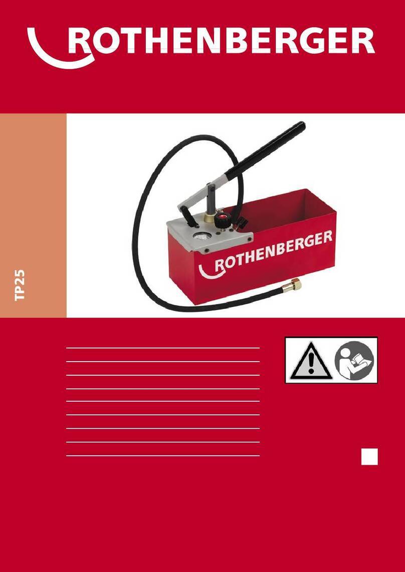 Rothenberger TP25 Instructions for use