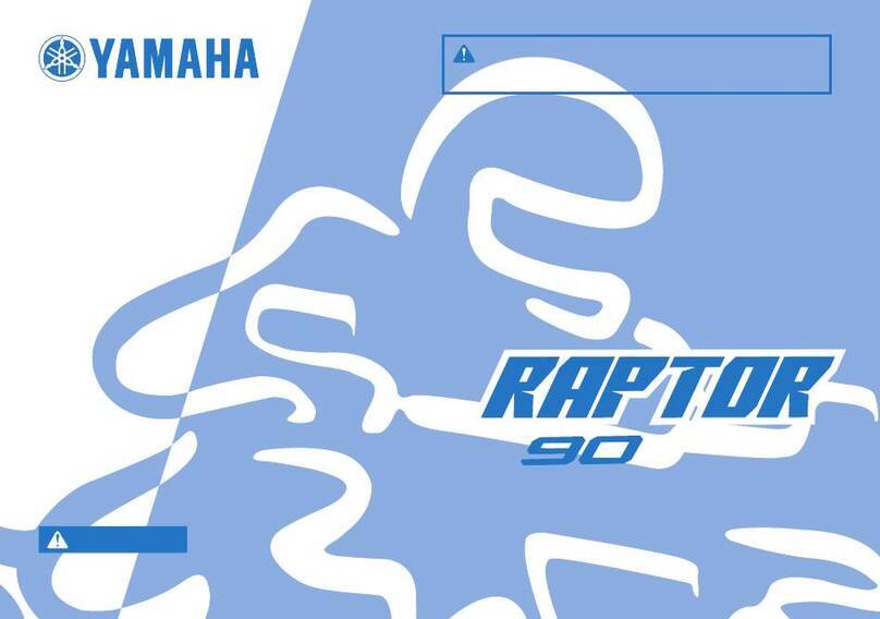 Yamaha RAPTOR 90 2020 User manual Yamaha RAPTOR 90 2020 User manual