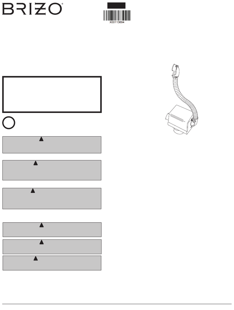 Brizo 8GA-ADD-208 instructions