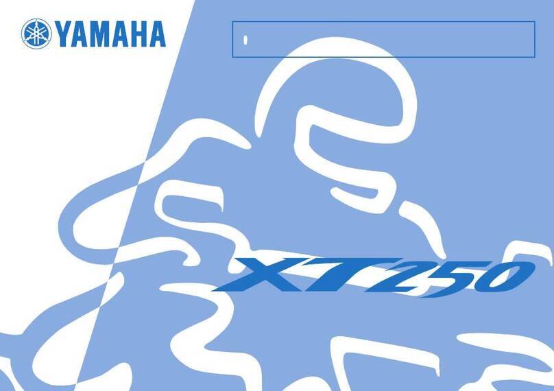 Yamaha XT250 2021 owner's manual