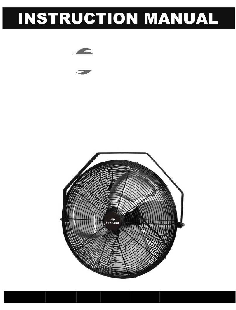 Tornado HI-FAN-18HVWM-WR-1P User manual
